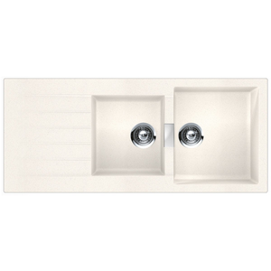 Abey Schock Signus 1 and 3/4 Bowl Sink with Drainer