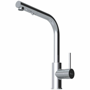 Oliveri Tennyson Square Goose Neck Pull Out Mixer Tap Chrome