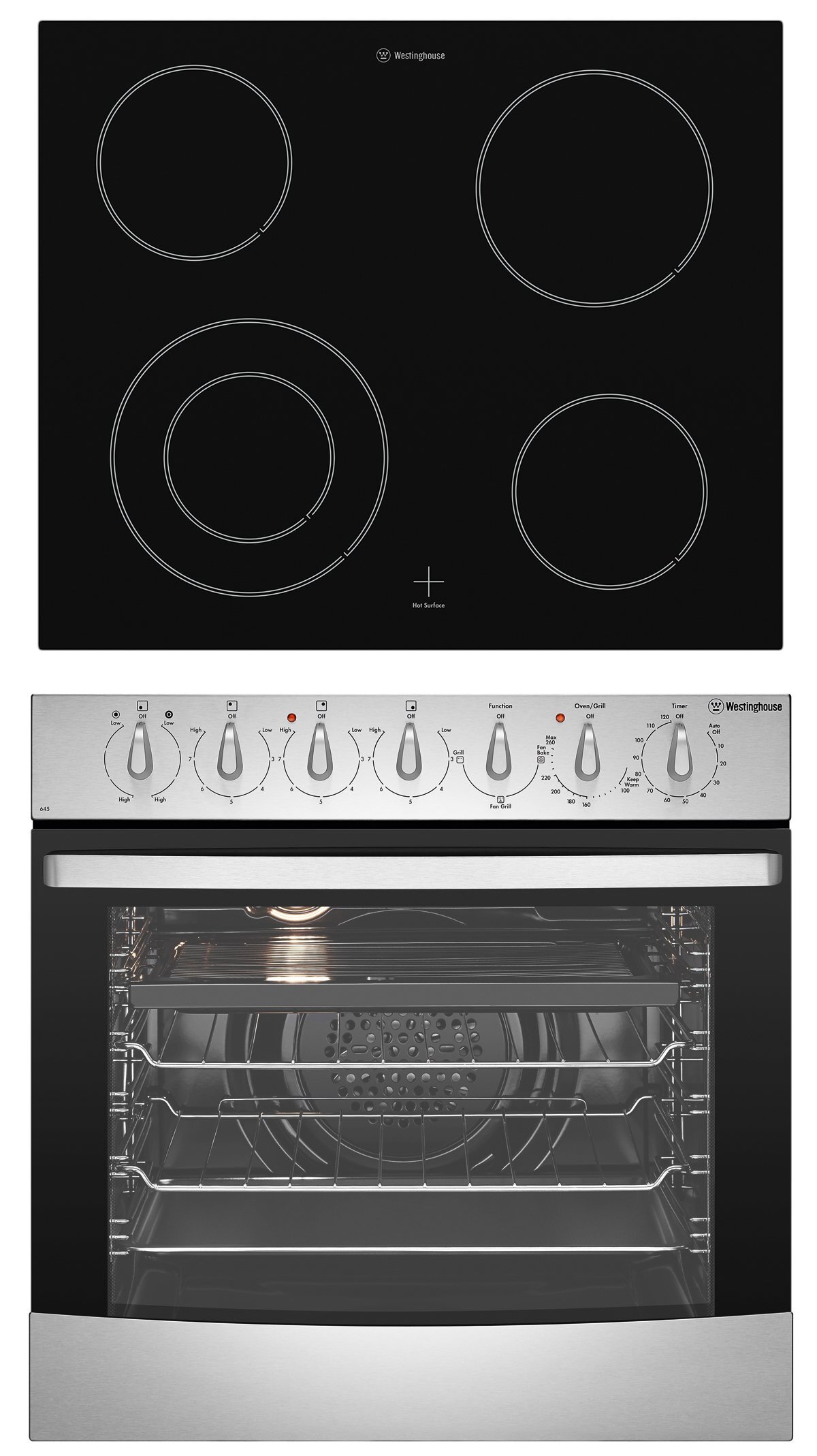 Westinghouse oven and cooktop package discount