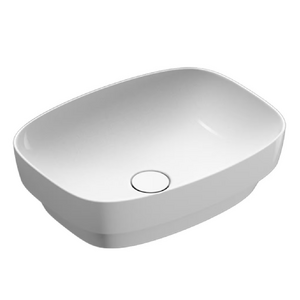Catalano Green Lux 50x38 Semi Inset/Countertop Basin - Gloss White 150AGRLX00