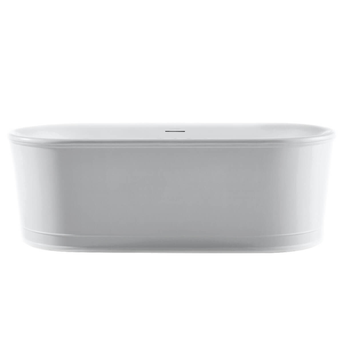 Claybrook Chelsea 1800 Freestanding Bath with Overflow - Dover White  H45004-DW-01-HH | Winning Appliances
