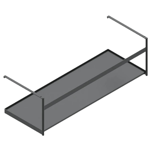 Catalano 1140x430 Wall Hung Metal Frame Satin Black 0258120022