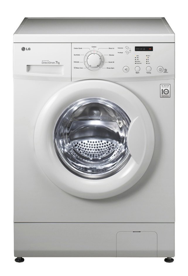 Lg 7kg front load top washing machine direct drive