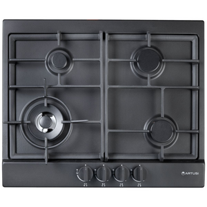 Artusi 60cm Natural Gas Cooktop Matte Black