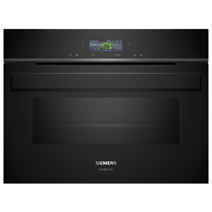 Siemens iQ700 Built-In Compact Oven with Microwave Function - Black
