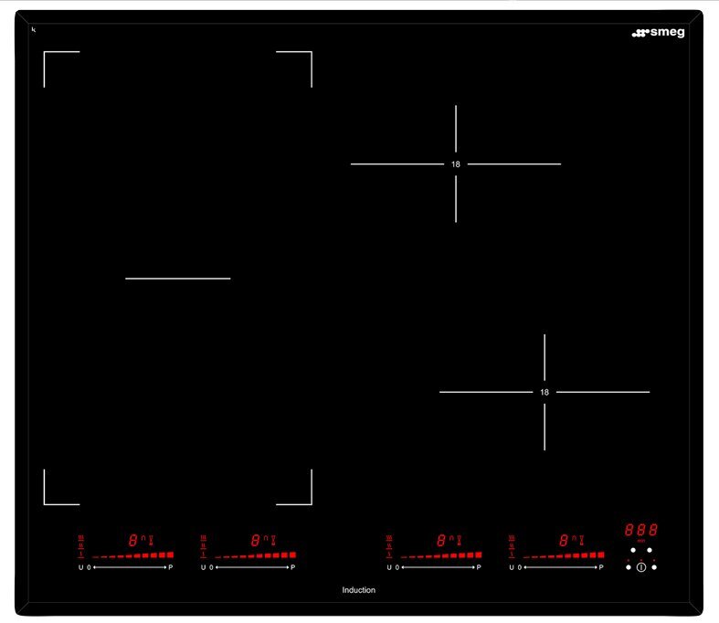 Smeg 60cm SmartSense Induction Cooktop SAI64 Winning Appliances