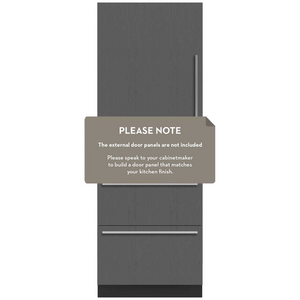 Sub-Zero Designer 478L Integrated Bottom Mount Fridge with Internal Dispenser and Ice Maker - Left Hinge ICBDET3050CIIDLH