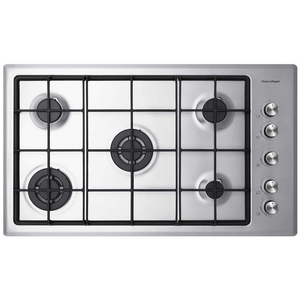 Fisher & Paykel Series 5 90cm Natural Gas Cooktop Stainless Steel