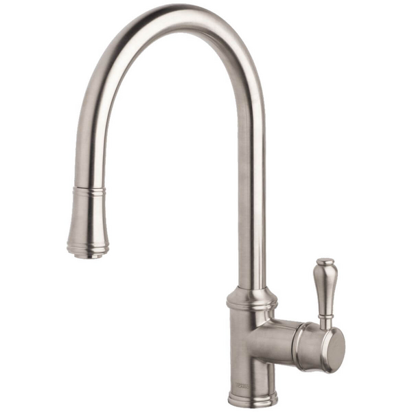 Armando Vicario Provincial Kitchen Mixer Tap with Pull Out Lead Free Brushed Nickel 400674BN-LF