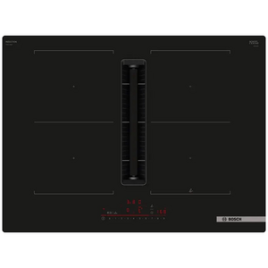 Bosch 70cm Series 6 Induction Cooktop with Downdraft Ventilation Black