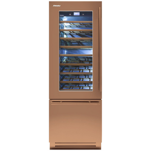 Fhiaba 75cm Classic Wine Cellar and Wine Drawer Left Hinge Copper