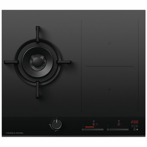 Fisher & Paykel Series 9 60cm Natural Gas Wok Burner and Induction Cooktop