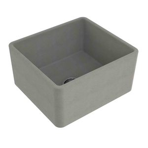 Turner Hastings Novi 50 x 46 Fine Fireclay Single Bowl Butler Sink Concrete