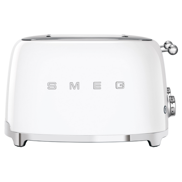 Smeg White Kettle and 2 Slice Toaster Pack KLF03WHAUTSF01WHAU