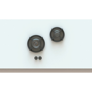 Pitt Baluran 2 Burner Natural Gas Cooktop Black Brass