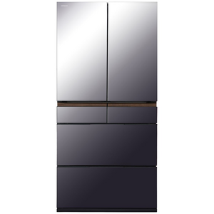 Hitachi 670L Multi Drawer French Door Refrigerator Crystal Mauve Grey Glass