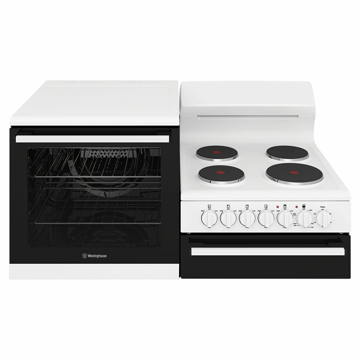 Westinghouse Elevated Electric Oven Stove WDE132WC L Winning