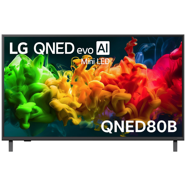 LG 43 Inch QNED80B EVO AI Mini LED 4K Smart TV [2026] 43QNED80BSA