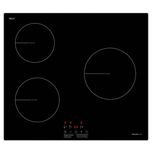 Glem Gas 60cm 3 Zones Induction Cooktop with 10A Plug