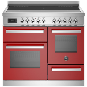 Bertazzoni 100cm Rosso Induction Freestanding Oven