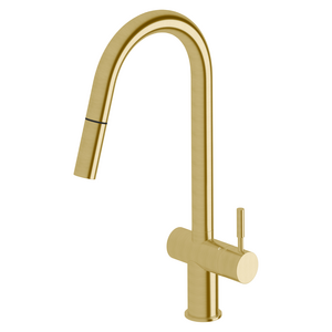 Sussex Taps Voda Pull Out Sink Mixer Tap - Brushed Pure Gold