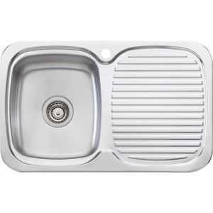 Oliveri Lakeland Single Bowl Right Hand Drainer Sink