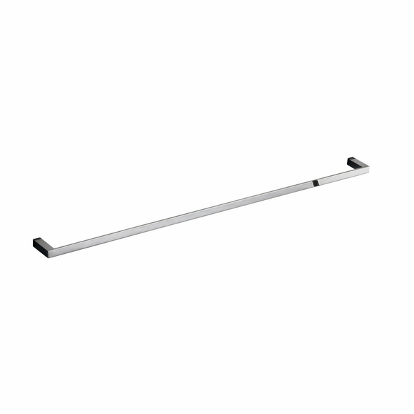 Rogerseller Stainless Steel Polished Strap by Single Towel Rail 920mm - 403152