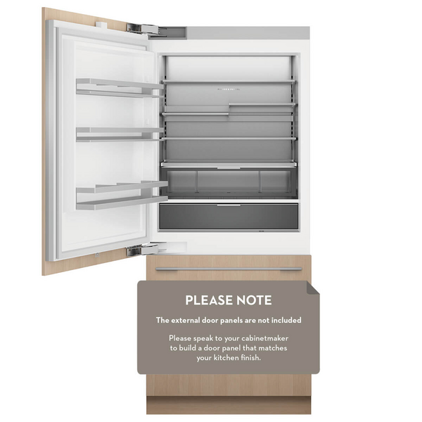 Fisher & Paykel Series 11 555L Integrated Refrigerator Freezer with Ice and Water Left Hinge RS9121WLUVE1