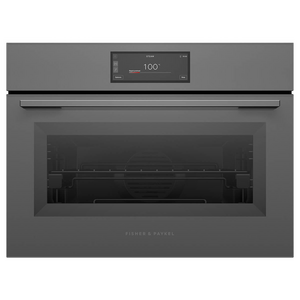 Fisher & Paykel 60cm Series 11 Minimal Compact Combi-Steam Oven Grey Glass