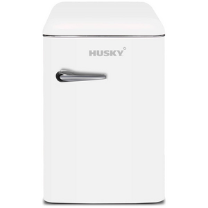 Husky 118L Retro Style Bar Fridge White