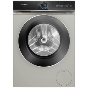 Siemens 10kg iQ700 Front Load Washing Machine with i-Dos Silver Innox