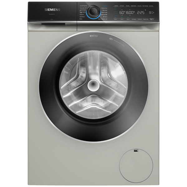 Siemens iQ700 10kg Front Load Washing Machine with i-Dos Silver Innox WG56B2FSAU