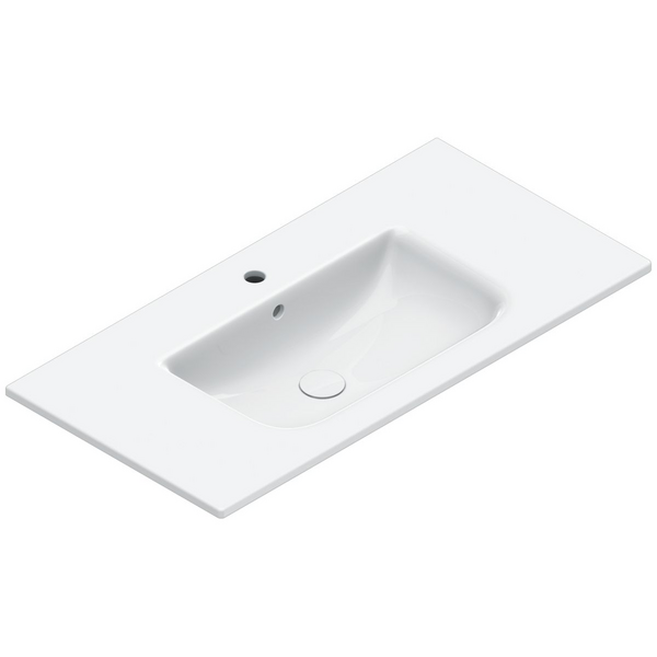 Catalano Italy 1000x500 Wall Hung Or Countertop Basin - Gloss White 1 Taphole 0721011001
