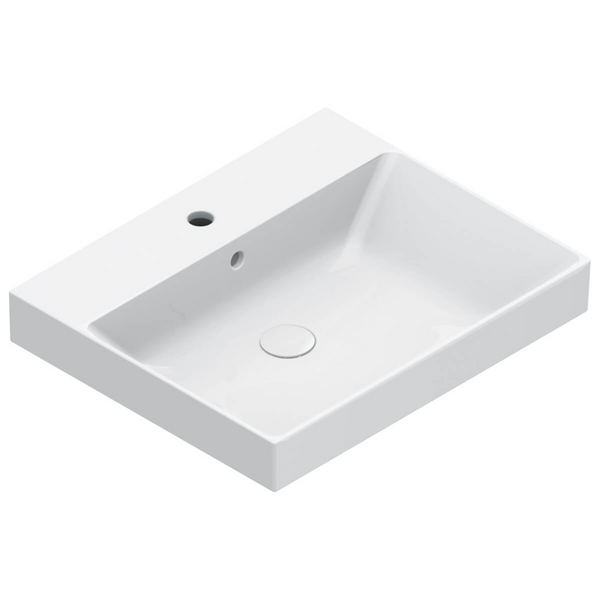 Catalano Zero 600x500 Basin Gloss White 1 Taphole 0120601001