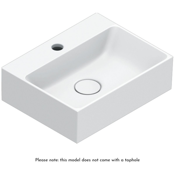 Catalano Premium 400x320 Basin Without Taphole Satin White 0220420021