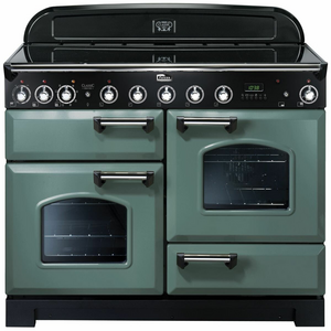 Falcon 110cm Classic Deluxe Freestanding Induction Oven/Stove Mineral Green - Special Order