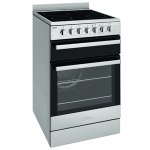 Chef 54cm Electric Fan Forced Freestanding Oven Stainless Steel