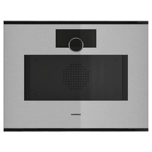 Gaggenau 60cm Minimalistic Series Compact Built-In Combi-Steam Oven With Water Tank Right Hinge - Sterling