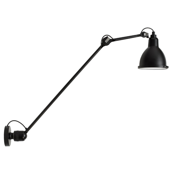 DCW Editions Gras 304 XL 90 Outdoor Wall Light - Black 304XL90INOUTBL