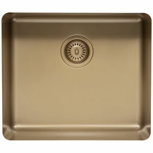 Titan Large Single Bowl Sink Pearl Gold TSPG52