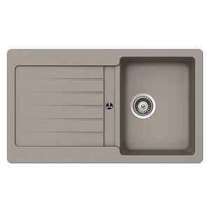 Abey Schock Typos Single Bowl Sink with Drainer