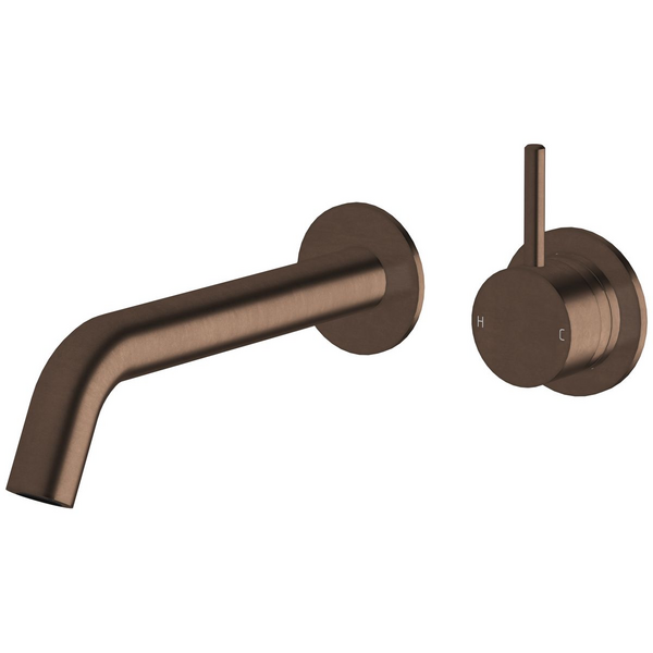 Sussex Taps Virgo Wall Basin or Bath Mixer Outlet System 200mm Living Rustic Bronze VGWBBMOS20001-21