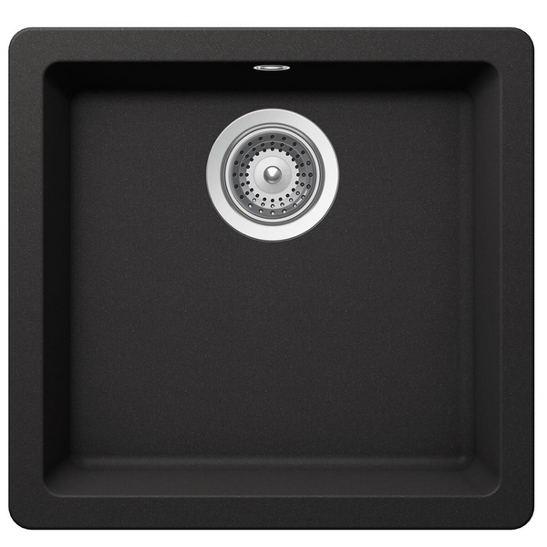 Abey Schock Quadro Single Bowl Sink Nero QN-100SN