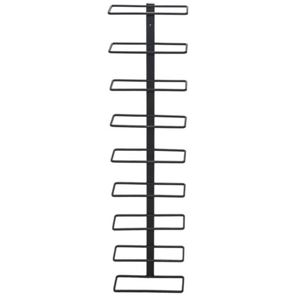 KingsBottle 9 Bottle H-Type Wall Mounted Metal Wine Rack WMRH-09B