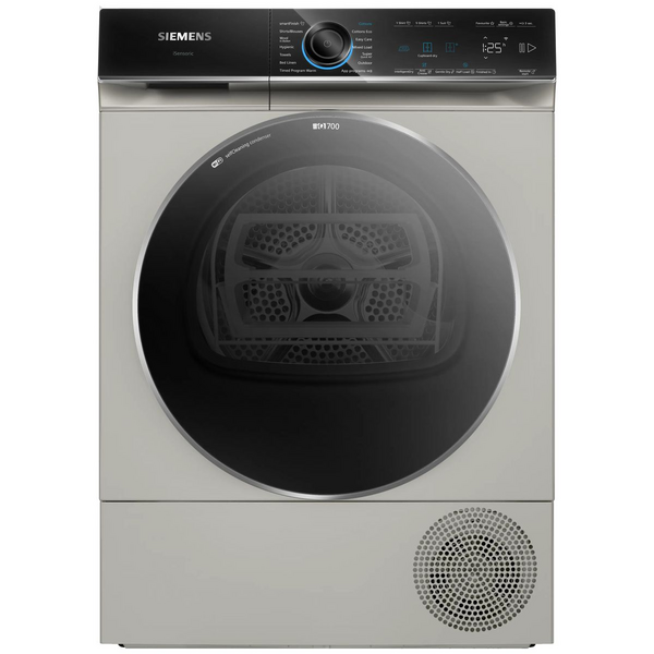 Siemens iQ700 8kg Heat Pump Tumble Dryer Silver Dune WQ35B2AXAU