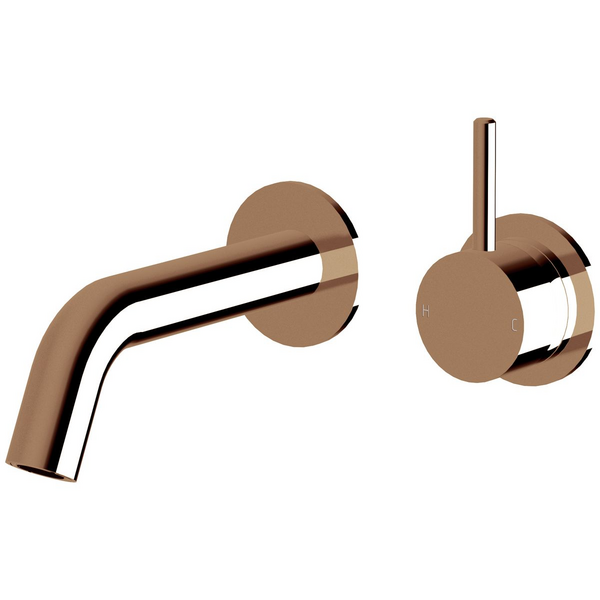 Sussex Taps Virgo Wall Basin or Bath Mixer Outlet System 150mm LUXPVD Silk Rose Gold VGWBBMOS15001-65