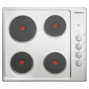 Westinghouse 60cm Electric Stainless Steel Cooktop