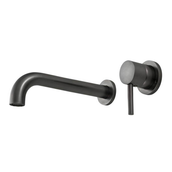 Rogerseller Tonic Down Wall Basin Mixer 200mm - Graphite 3606014805