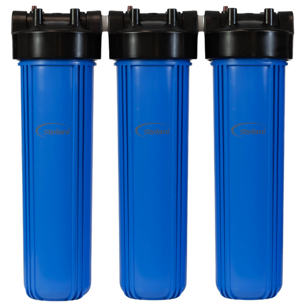 Stefani Triple 20 Whole of House Lead Free Water Filtration System WHF-TR20-LF