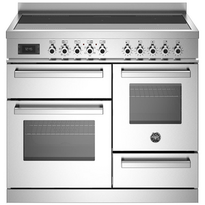 Bertazzoni 100cm Stainless Steel Induction Freestanding Oven